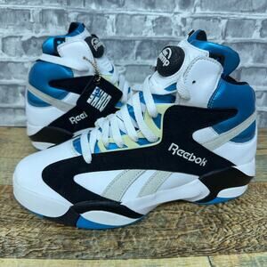 Reebok Shaq Attack Orlando Magic White Blue Black GX3881 Mens Size 8.5 New Rare
